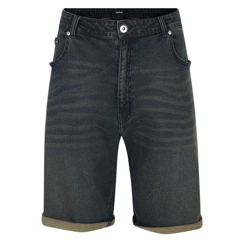 Bigdude Super Relaxed Fit Denim Shorts Tint Wash